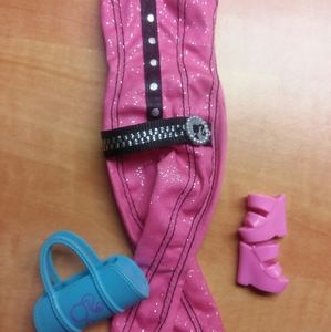 Barbie Pink Strapless Capri Jumpsuit